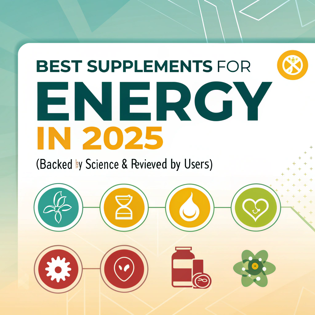 Best Supplements for Energy in 2025 (Backed by Science & Reviewed by Users)