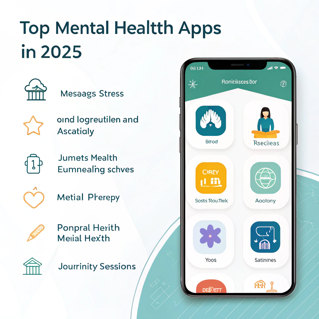 Mental Health Apps in 2025: Top Solutions for Managing Stress, Anxiety, and More
