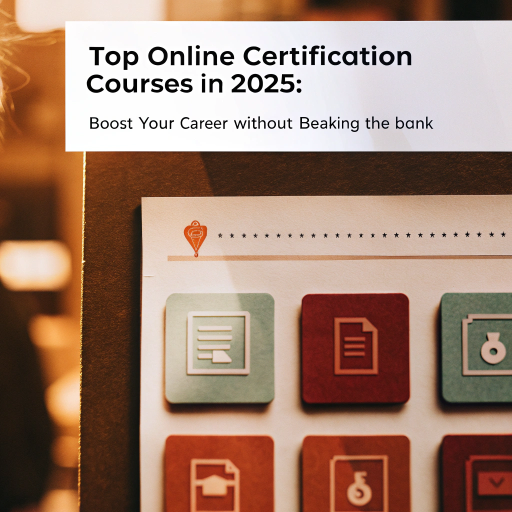 Top Online Certification Courses in 2025: Boost Your Career Without Breaking the Bank